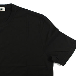 Kired Kiton T-Shirt Black Crêpe Cotton 56 / XXL