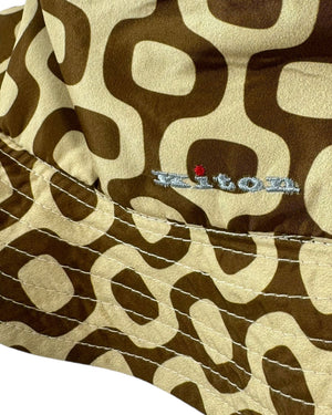 Kiton Bucket Hat Beige Brown Design - L FINAL SALE