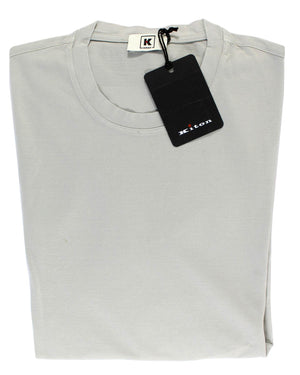 Kired Kiton Longsleeve XL T-Shirt Gray Crêpe Cotton FINAL SALE