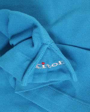 Kiton Polo Shirt Aqua Blue