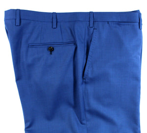 Kiton Suit Blue 14 Micron Wool EU 58 - US 46 L