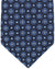 Kiton Tie Dark Blue Geometric Design - Sevenfold Necktie