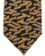 Kiton Silk Tie Brown Geometric Design - Sevenfold Necktie