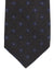 Kiton Silk Wool Tie Brown Black Midnight Blue Floral Design - Sevenfold Necktie