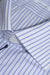 Mattabisch Dress Shirt White Blue Stripes