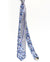 Vitaliano Pancaldi Silk Tie Royal Blue Gray Lilac Geometric Swirl Design