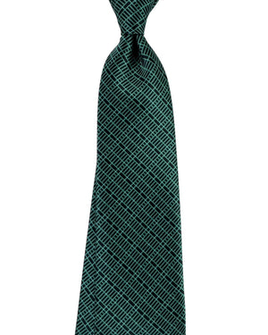 Stefano Ricci Silk Tie Green Black