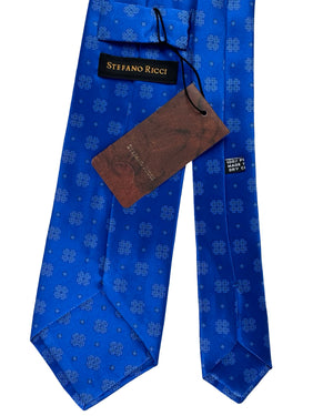 Stefano Ricci Tie Royal Blue Medallion