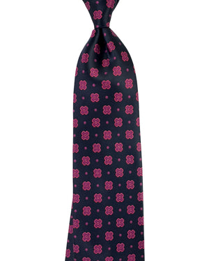 Black Red Purple Tie