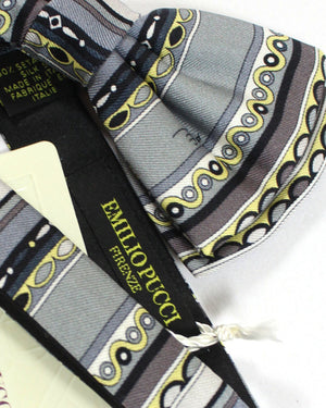 Emilio Pucci Silk Bow Tie  Made In Italy