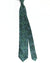 Stefano Ricci Silk Tie Dark Green Silver Stripes Medallions