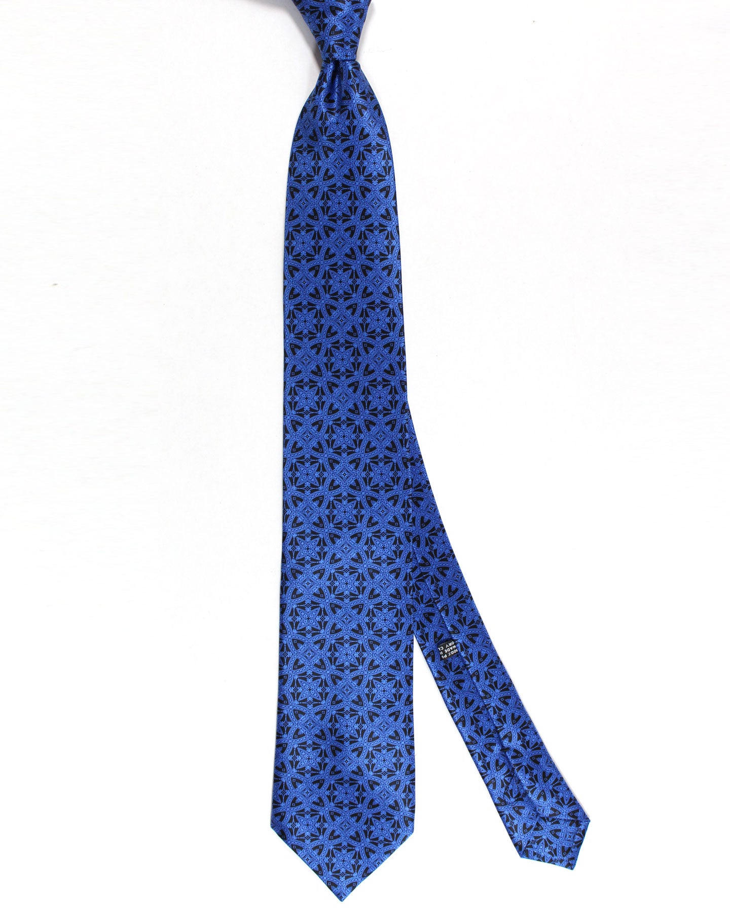 Stefano Ricci Silk Tie Royal Blue Medallions