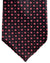 New Stefano Ricci Silk Tie Black Red Design