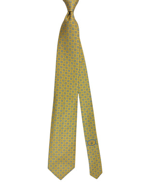 Stefano Ricci Tie Orange Blue Geometric SALE