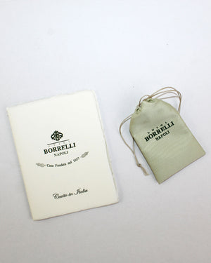 Luigi Borrelli Sport Coat White Black Check - Double Breasted - Wool Silk EU 50/ US 40