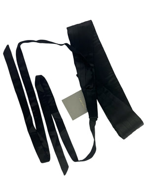 New Tom Ford Silk Cummerbund Black