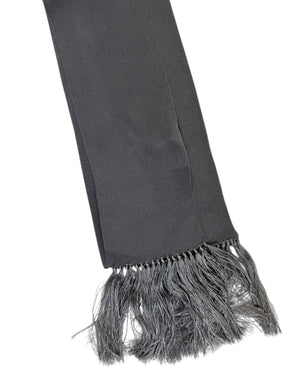 Tom Ford Scarf Charcoal Gray Fringe SALE
