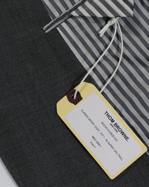 Thom Browne Sport Coat Gray Blazer EU 52 / US 42 SALE