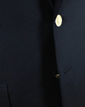 Thom Browne Wool Sport Coat Navy Slim Fit Blazer - EU 52 / US 42