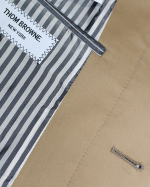 Thom Browne Overcoat Khaki MacKintosh Bal Collar Coat EU 50 - US 40 REDUCED - SALE