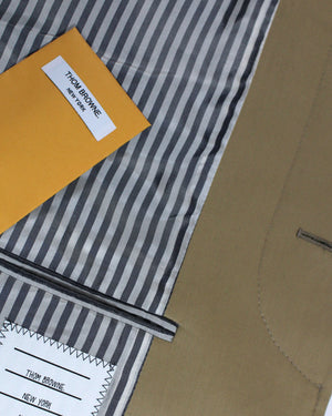 Thom Browne Overcoat Khaki MacKintosh Bal Collar Coat EU 50 - US 40 REDUCED - SALE