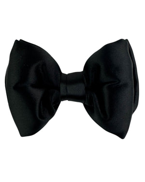 Tom Ford Satin Silk Bow Tie Black Large