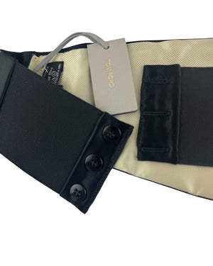 Tom Ford Black Silk Cummerbund New