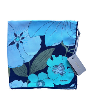 Tom Ford Silk Pocket Square Floral