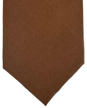 Tom Ford Tie Solid Brown - Wide Necktie