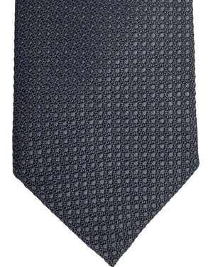 Tom Ford Silk Tie Dark Gray Pattern