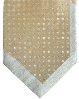 Valextra Silk Peach With Custom Gray Silver