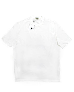 Kired Kiton T-Shirt White Crêpe Cotton EU 50/ M