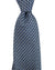Ermenegildo Zegna Silk Tie Blue Micro Pattern - Hand Made in Italy