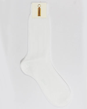Zilli Dress Socks White US 12 1/2 - EU 46 1/2 SALE