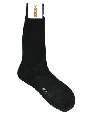Zilli Silk Dress Socks Gray