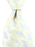 Zilli Sevenfold Tie Silver Blue Design - Wide Necktie