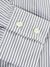 Brunello Cucinelli Shirt White Gray Stripes Button Down Collar