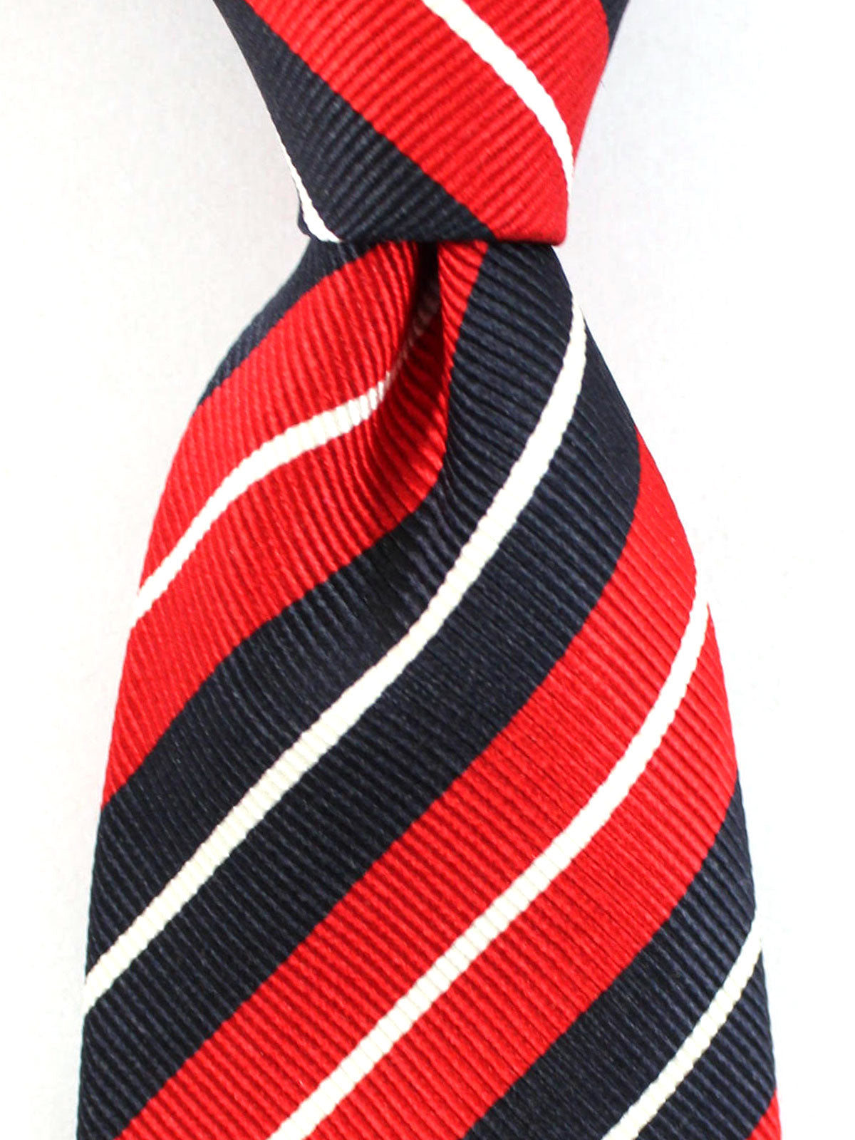 Cesare Attolini Unlined Tie Red Stripes
