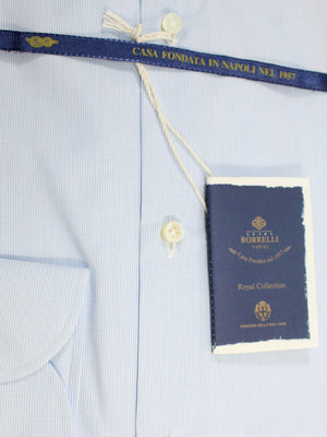 Copy of Luigi Borrelli designer Dress Shirt ROYAL COLLECTION