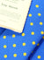 Luigi Borrelli Silk Tie Royal Blue Yellow Dots