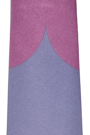 Gene Meyer Silk Tie Unique Pink & Lilac Design SALE