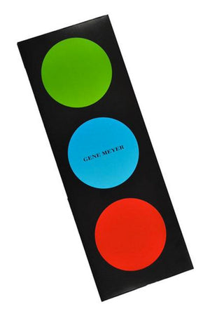 Gene Meyer Silk Tie Gray Turquoise Polka Dots SALE