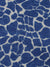 Kiton Scarf Royal Blue White Design Cashmere Silk
