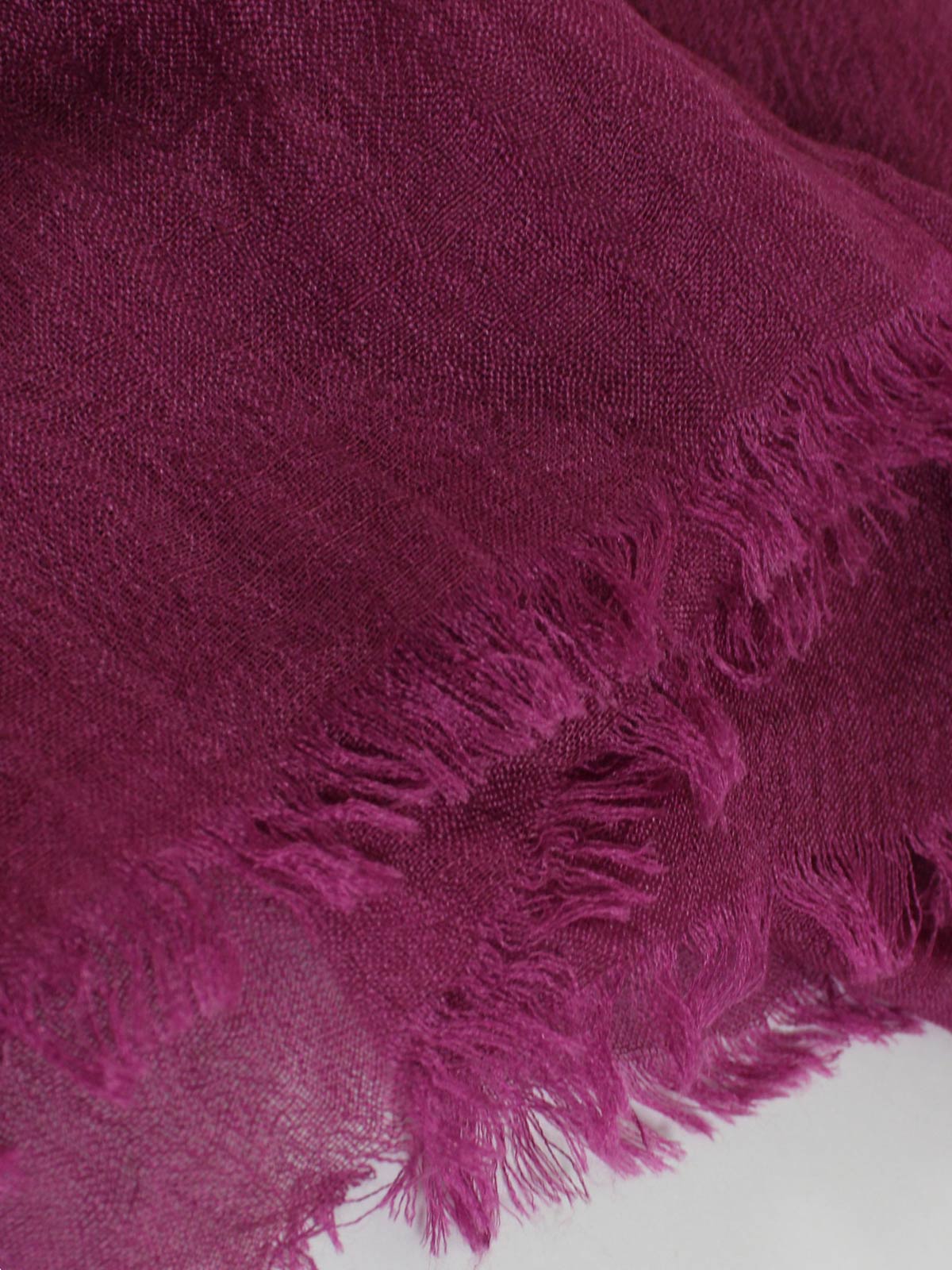 Kiton Scarf Cranberry Pink - Men Collection - Linen Cashmere Silk