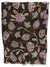 Kiton Scarf Brown Floral Design Linen