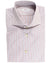 Kiton Shirt White Burgundy Blue Stripes 40 - 15 3//4