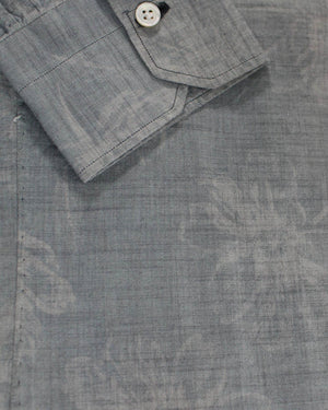 Kiton Sport Shirt Gray Floral