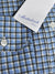 Mattabisch Sport Shirt Blue Black White Check - Flannel Cotton 39 - 15 1/2 SALE