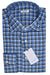 Mattabisch Sport Shirt Blue Gray Plaid Check - Flannel Cotton 