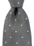 Tom Ford Tie Gray Silver Micro Dots